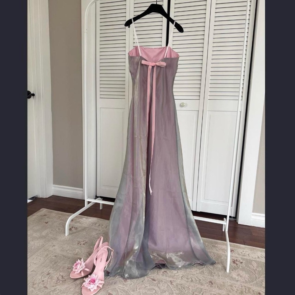 Faviana organza formal dress